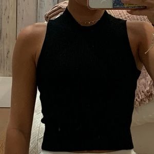 Black tight top
